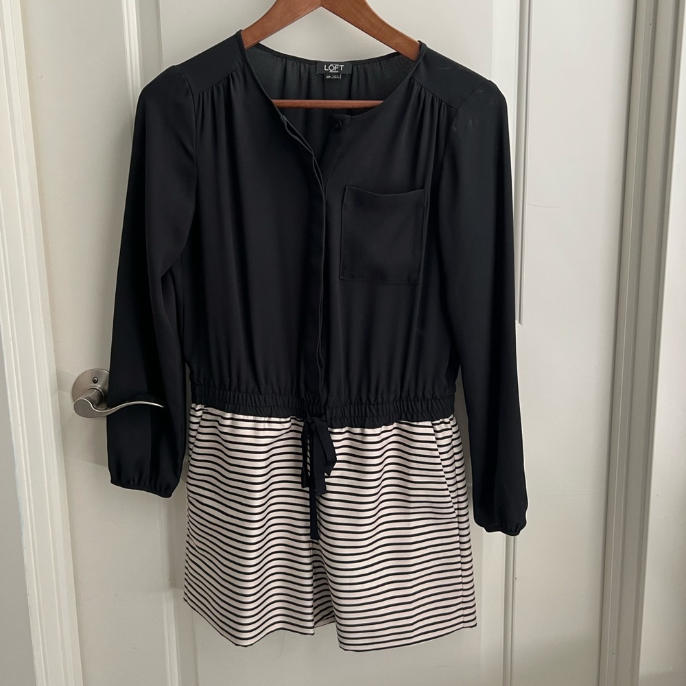 Black and white Romper